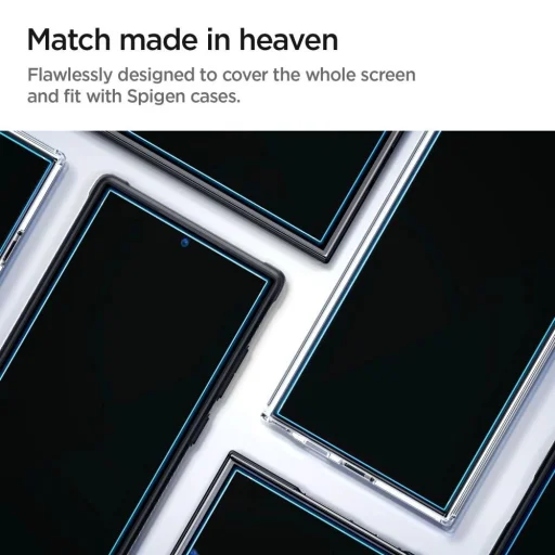 Spigen Glas.tR EZ Fit üvegfólia Samsung Galaxy S24 Ultra - 2 db - 10