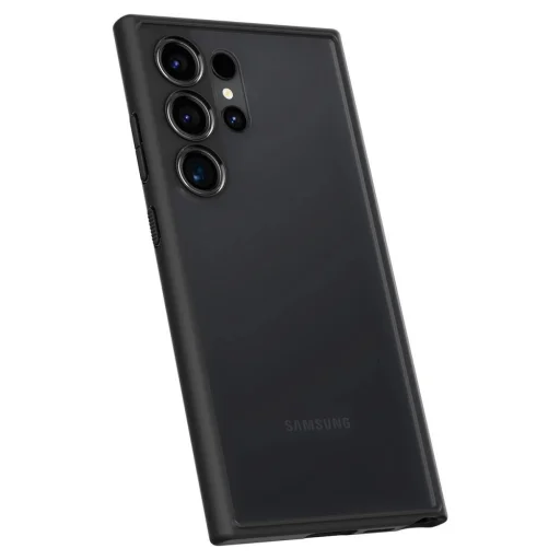 Spigen Ultra Hybrid tok Samsung Galaxy S24 Ultra - áttetsző és fekete - 7
