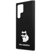 Karl Lagerfeld Silicone Choupette tok Samsung Galaxy S24 Ultra - fekete thumbnail