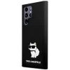 Karl Lagerfeld Silicone Choupette tok Samsung Galaxy S24 Ultra - fekete thumbnail