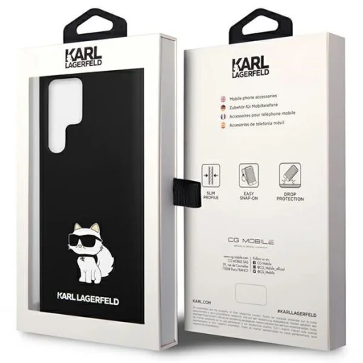 Karl Lagerfeld Silicone Choupette tok Samsung Galaxy S24 Ultra - fekete - 8
