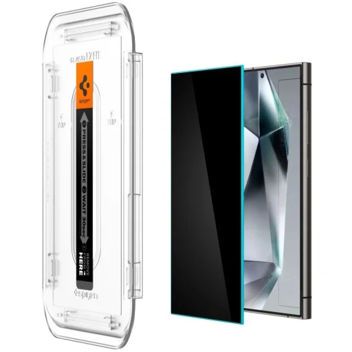 Spigen Glas.tR EZ Fit Privacy Tempered Glass for Samsung Galaxy S24 Ultra - 2 pcs. - 3