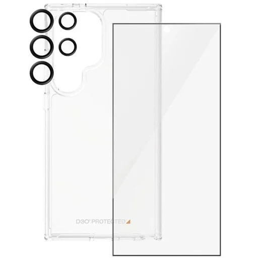PanzerGlass Bundle 3 az 1-ben Átlátszó tok + Fólia + Kamera védő Samsung Galaxy S24 Ultra tok - 3