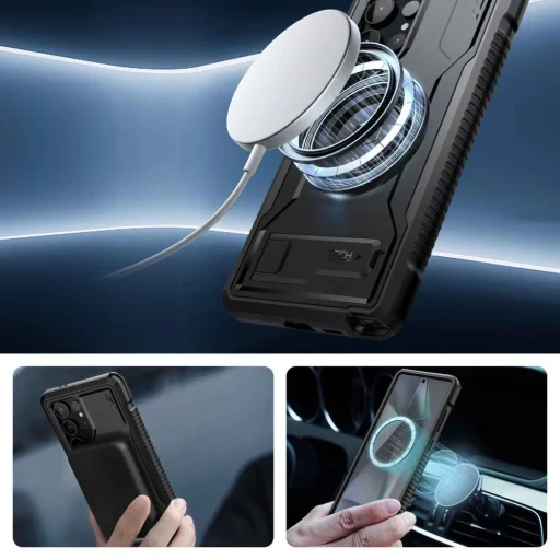 Tech-Protect Kevlar MagSafe+ tok Samsung Galaxy S24 Ultra - fekete - 4