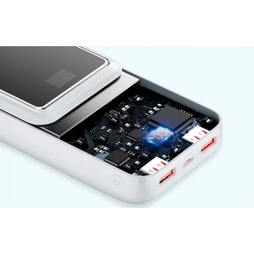 Powerbank, Vention, FHLB0, 20000mAh, Micro-USB, USB-C, 2xUSB-A, 22.5W (fekete) - 3