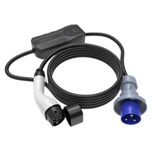 Elektromos autó töltő, Type-2 Choetech ACG17 7 kW LCD kijelzővel (fekete) - 2