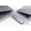 Dokkoló állomás Choetech HUB-M14 Macbook Pro-hoz, 7-in-2 USB-C, Thunderbolt 3 (ezüst) - 2