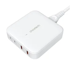 Asztali töltő Choetech PD8008, 2x USB-C, 2x USB-A, GaN, 100W (fehér)