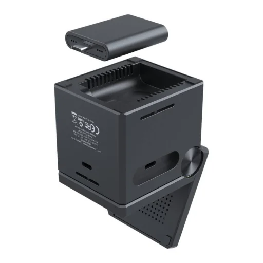 Choetech T632-F 3-az-1-ben 15W induktív töltő (fekete) - 5