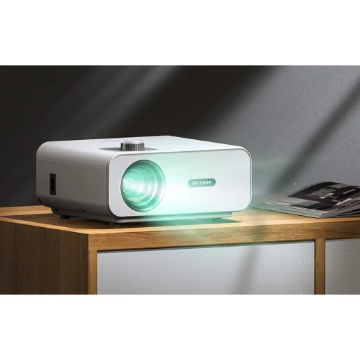 LED projektor BlitzWolf BW-V5 1080p, HDMI, USB, AV (fehér) - 5