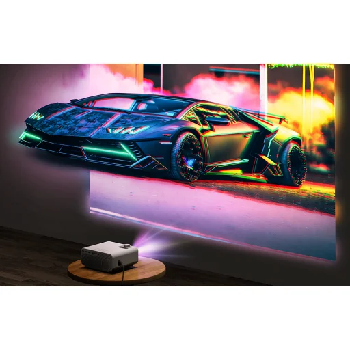 LED projektor BlitzWolf BW-V5 1080p, HDMI, USB, AV (fehér) - 10