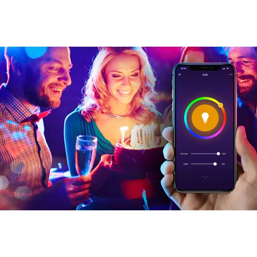 Gosund LED WB4 Okosizzó (RGB) E27, 2 db, Tuya - 4