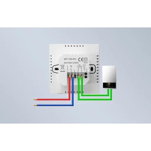 Avatto ZWT100 Okostermosztát tok, 3A, Zigbee, Tuya - 7
