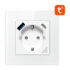Okos WiFi Fali Aljzat Avatto N-WOT10-USB-W TUYA USB USB-C (fehér) thumbnail