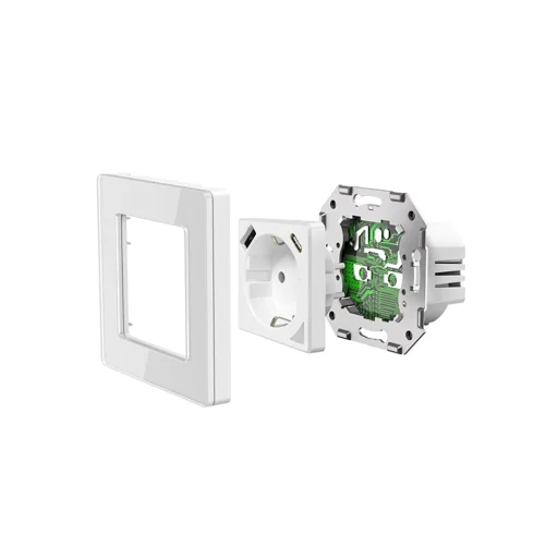 Okos WiFi Fali Aljzat Avatto N-WOT10-USB-B TUYA USB USB-C (fekete) - 7