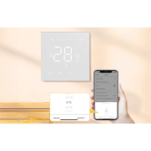 Avatto WT410-16A-W okos termosztát elektromos fűtéshez 16A WiFi - 7