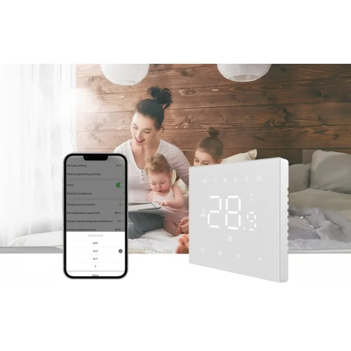 Avatto WT410-16A-W okos termosztát elektromos fűtéshez 16A WiFi - 8