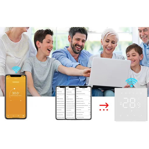 Avatto WT410-16A-W okos termosztát elektromos fűtéshez 16A WiFi - 9