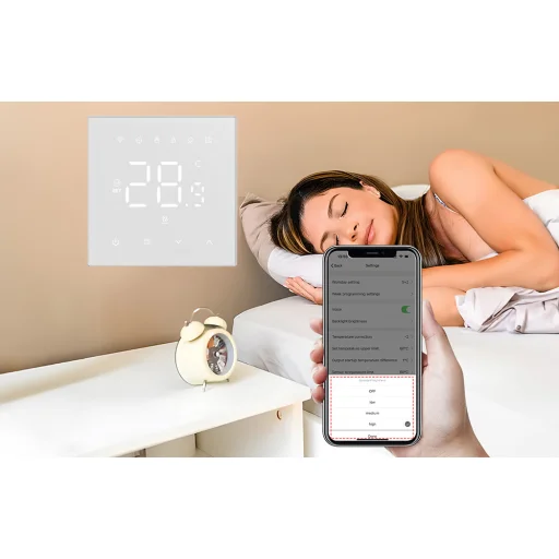 Avatto WT410-16A-W okos termosztát elektromos fűtéshez 16A WiFi - 4