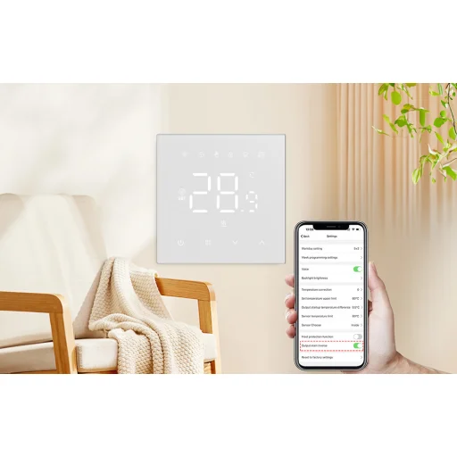 Avatto WT410-16A-W okos termosztát elektromos fűtéshez 16A WiFi - 6