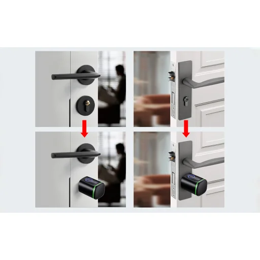 Avatto SDL-S1-S70 70 mm Ezüst digitális zárbetét - 3