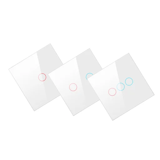 Fliptok Kapcsoló ZigBee Avatto LZTS02-EU-W3 3 út Nincs semleges TUYA (fehér) - 3