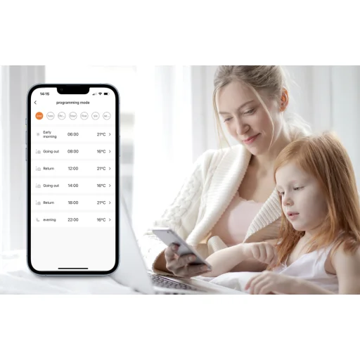 Avatto TRV16 Zigbee Okos termosztátfej Tuya - 6