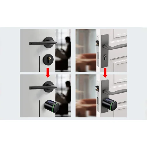 Avatto SDL-S1-S70 70 mm Ezüst digitális zárbetét - 8