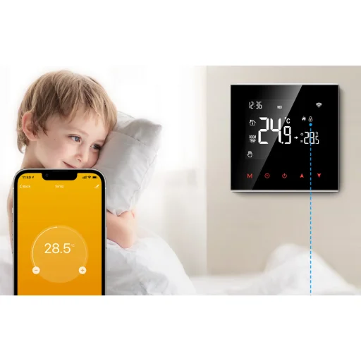 Avatto WT100 3A Okos vízmelegítő termosztát, WiFi, Tuya - 6