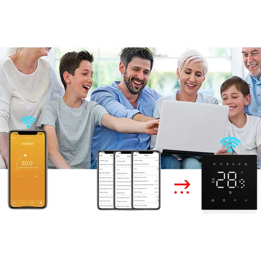 Avatto WT410-BH-3A-B gázkazán 3A WiFi termosztát - 9