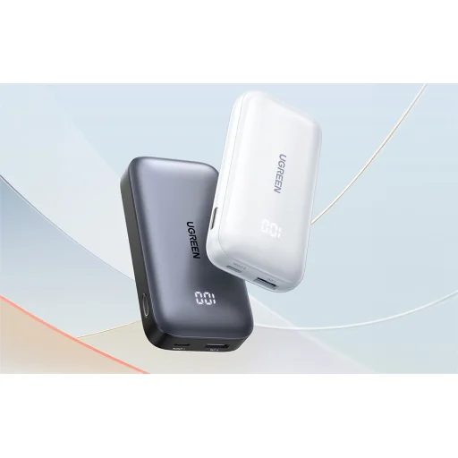 Powerbank 10000mAh Ugreen Nexode PB501, USB + USB-C, 30W PD (fehér) - 2