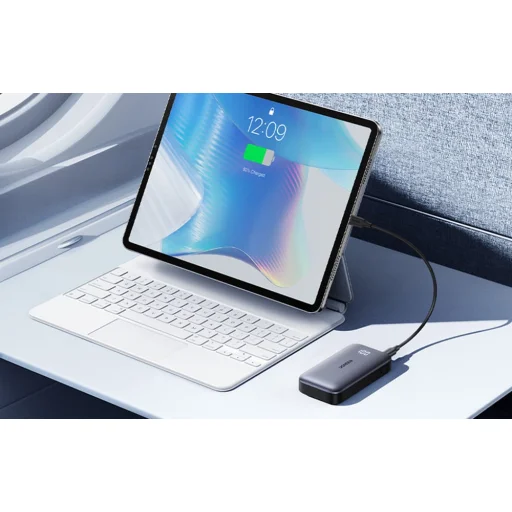Powerbank 10000mAh Ugreen Nexode PB501, USB + USB-C, 30W PD (fehér) - 3