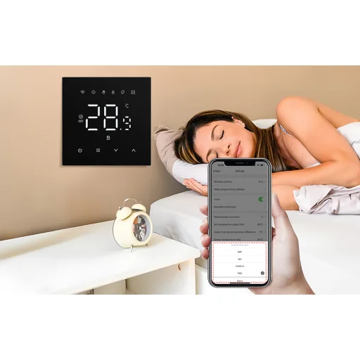 Avatto WT410-BH-3A-B gázkazán 3A WiFi termosztát - 4