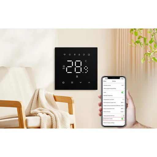 Avatto WT410-BH-3A-B gázkazán 3A WiFi termosztát - 6