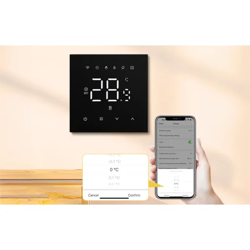 Avatto WT410-BH-3A-B gázkazán 3A WiFi termosztát - 7