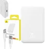 Baseus Mágneses Mini Powerbank, 5000mAh, USB-C, 20W (fehér) thumbnail