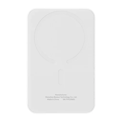 Baseus Mágneses Mini Powerbank, 5000mAh, USB-C, 20W (fehér) - 2