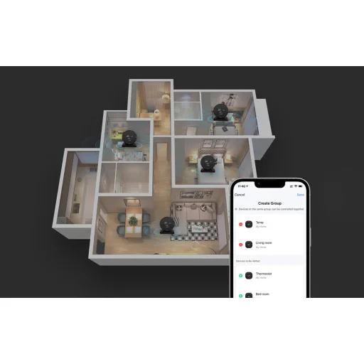 Hőmérséklet és páratartalom érzékelő IR Avatto WHS20S Tuya - 6