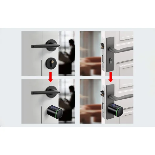 Avatto SDL-S1-B90 90mm digitális zárbetét, fekete - 4