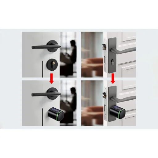 Avatto SDL-S1-B100 100 mm digitális zárbetét fekete - 4