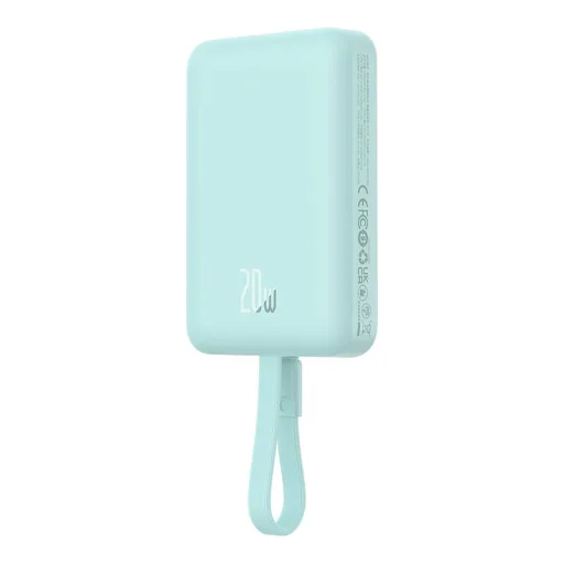 Baseus Magnetic Mini Powerbank, 10000mAh, Lightning, 20W, MagSafe (menta) - 4