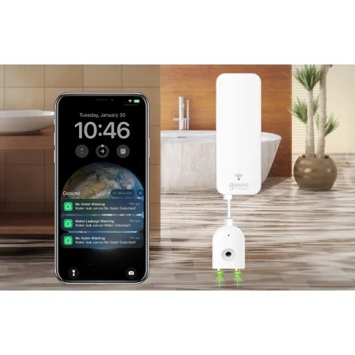 Gosund ST19 okos ZigBee víz- és árvízérzékelő Tuya - 7