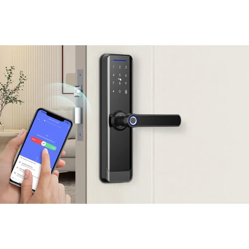 Avatto Okos Digitális Zár ZSDL-A270-B-ALI-6072 ZigBee Fekete - 8