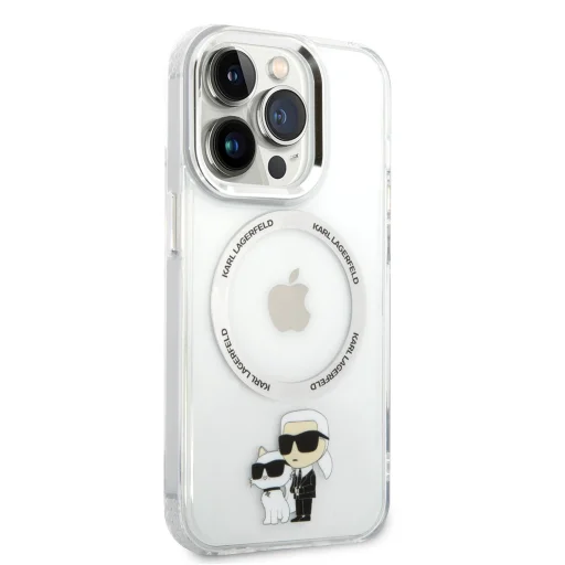 Karl Lagerfeld IML Karl és Choupette MagSafe tok iPhone 13 Pro Átlátszó - 3