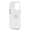  iPhone 15 Pro Max átlátszó Karl Lagerfeld IML Choupette Head Metal Frame MagSafe tok - 5