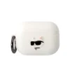 Karl Lagerfeld 3D Logo NFT Choupette Head szilikon tok AirPods Pro 2 fehér - 1