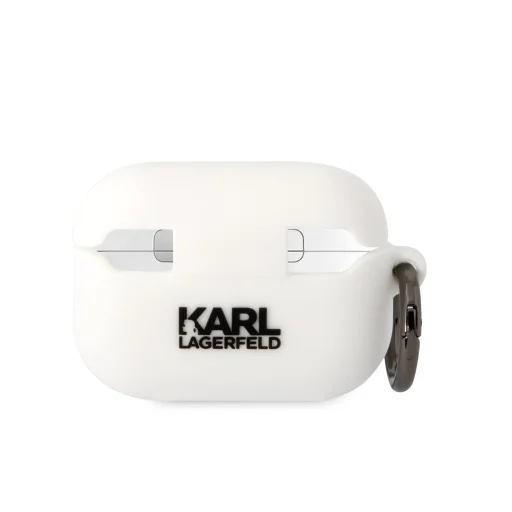 Karl Lagerfeld 3D Logo NFT Choupette Head szilikon tok AirPods Pro 2 fehér - 2