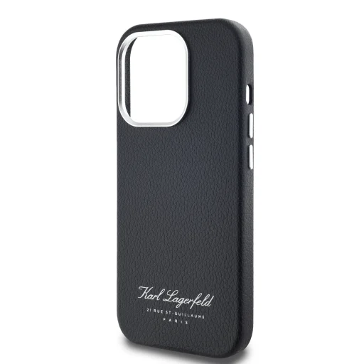 Karl Lagerfeld Grained PU Hotel RSG tok iPhone 14 Pro Max fekete - 4