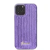 Guess Sequin Script Logo tok iPhone 12/12 Pro Lila thumbnail