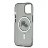  iPhone 15 Fekete Karl Lagerfeld IML K&CH Heads Metal Frame MagSafe tok thumbnail